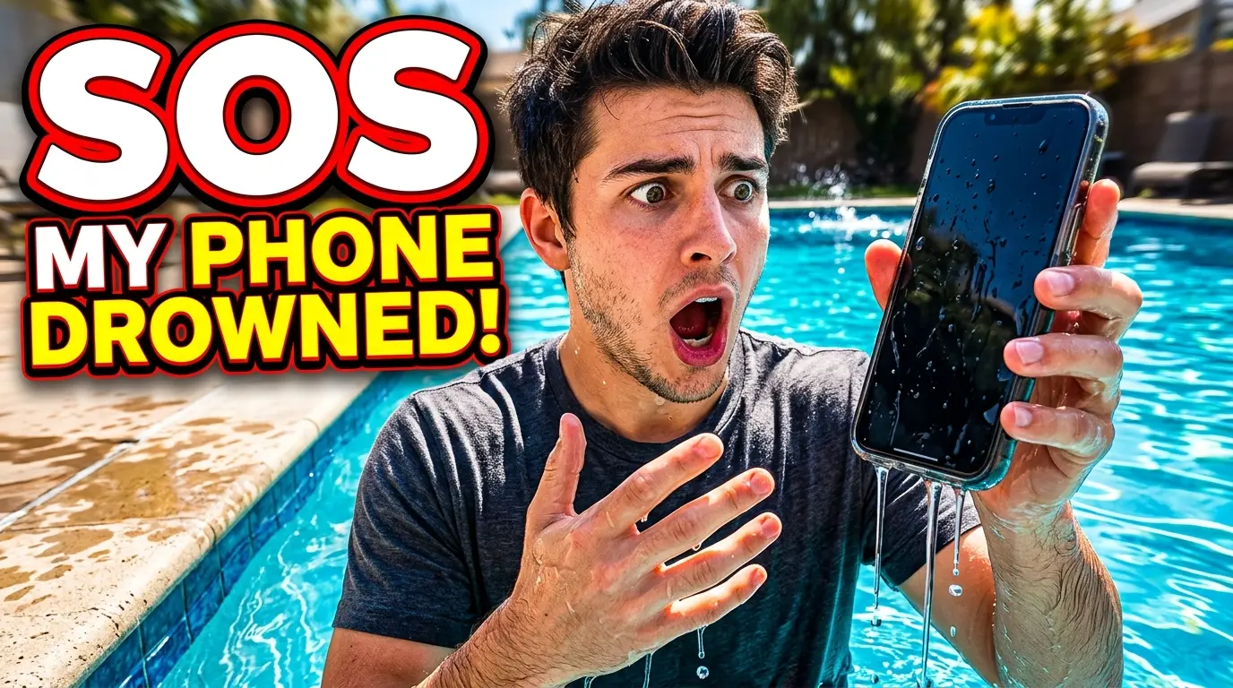 Celular Caiu na Água? O Que Fazer