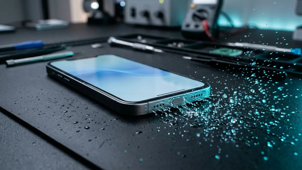 Como tirar água do celular